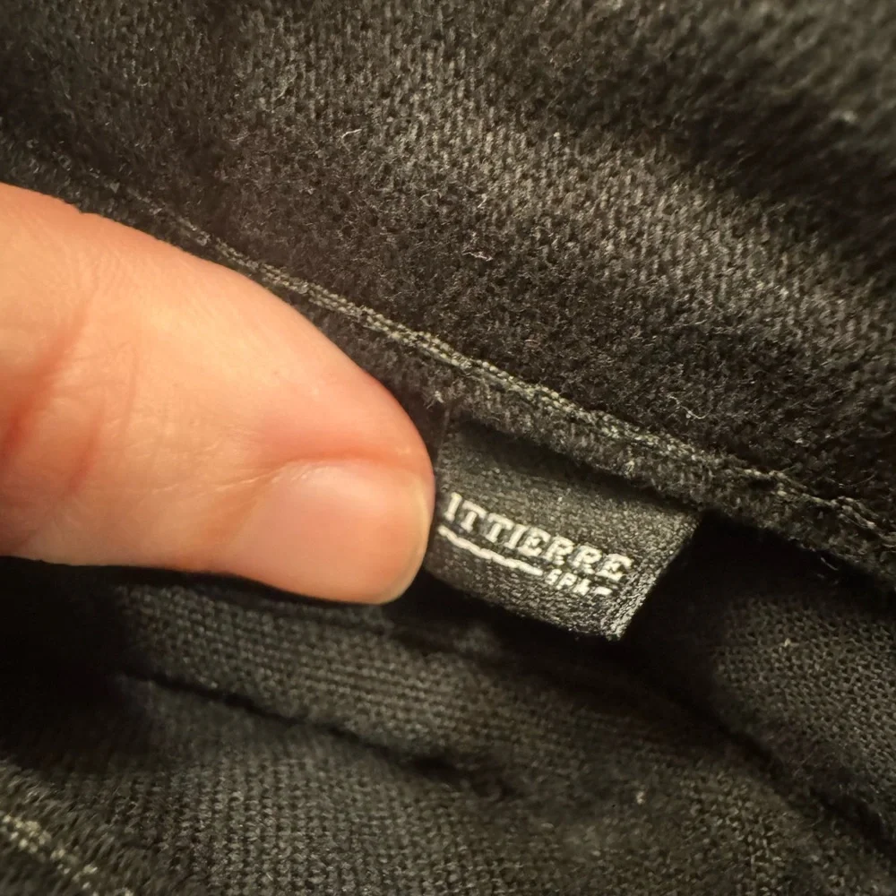 Vintage Versace Jeans Couture Black Jeans Size 24, Size 0 - Picture 6 of 10